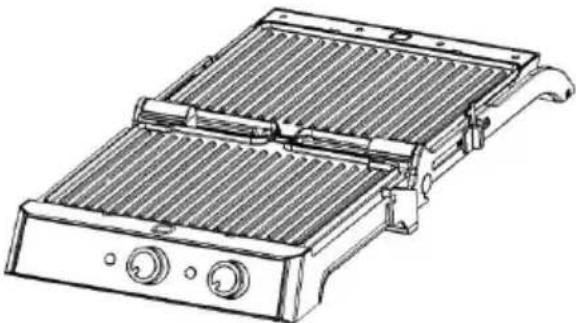 KALORIK FHG 43302 SS - To Use as Open Grill - 2