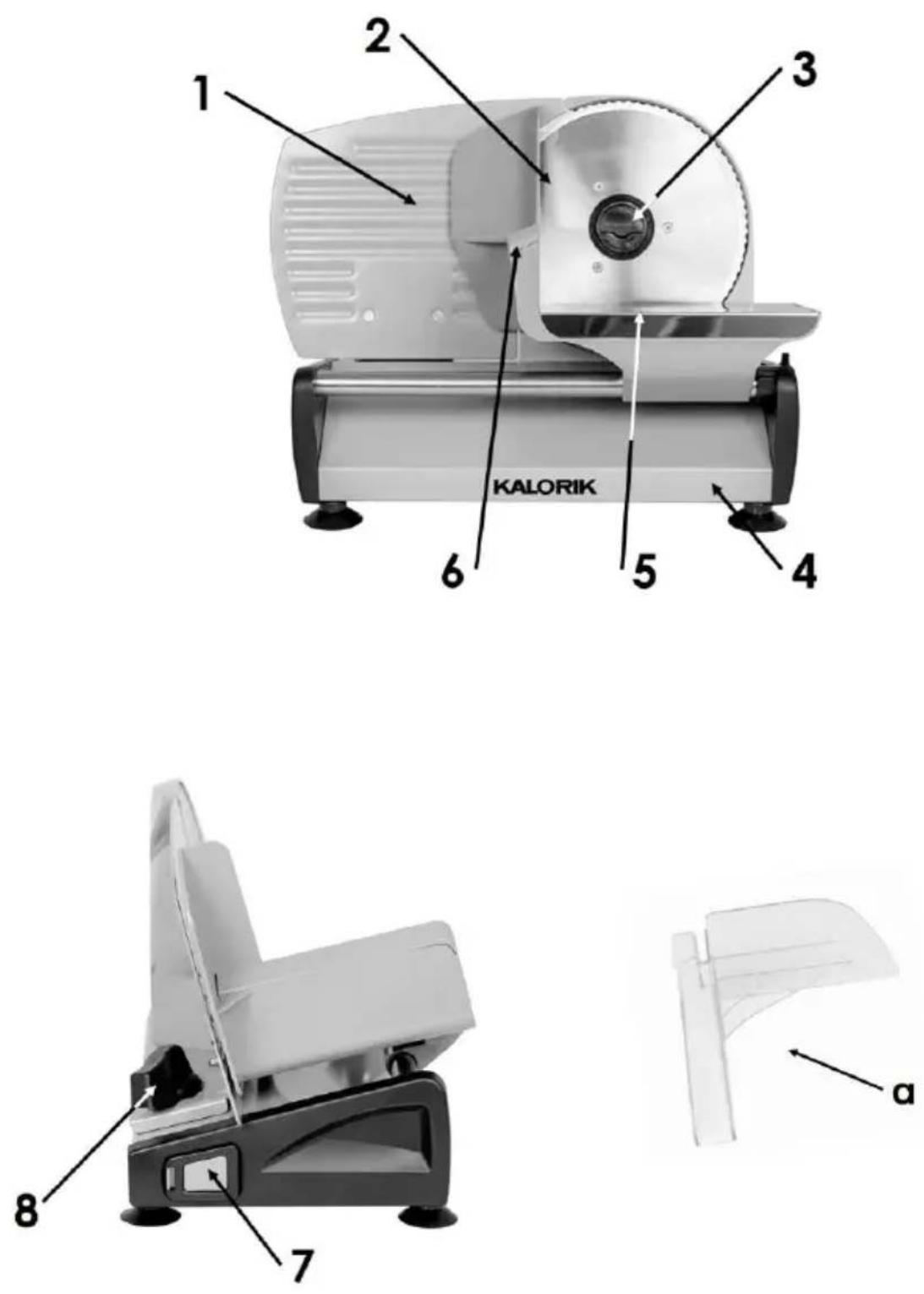 KALORIK AS 45493 S - PARTS DESCRIPTION / DESCRIPTION DES ÉLÉMENT - 1
