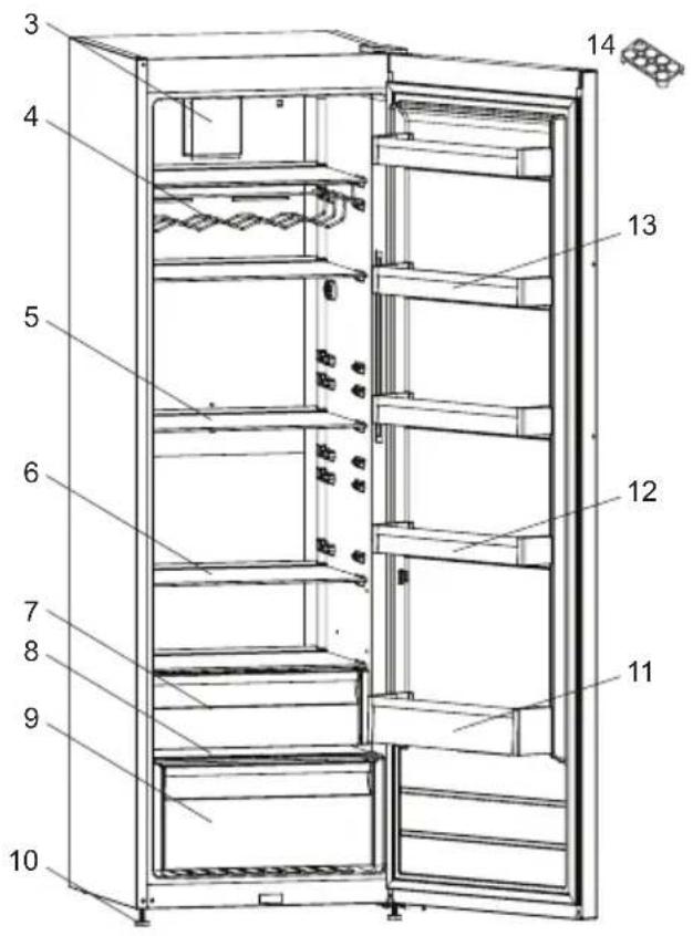 SHARP SJ-LC11CTXIF-EU - CAPÍTULO 2: SU FRIGORÍFICO - 1