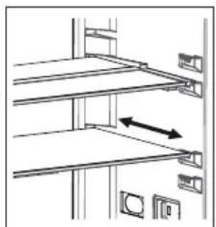 SHARP SJ-LC11CTXIF-EU - Adapti-Shelf (En algunos modelos) - 1