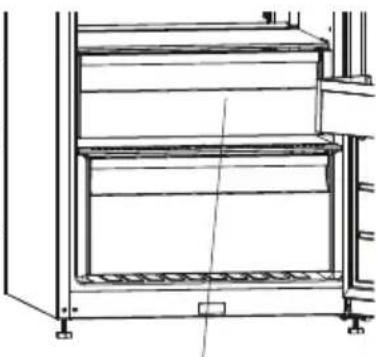 SHARP SJ-LC11CTXIF-EU - Udtagning af svalehylden - 1