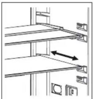 SHARP SJ-LC11CTXIF-EU - Clayette rétractable AdaptiShelf (Dans certains modèles) - 1