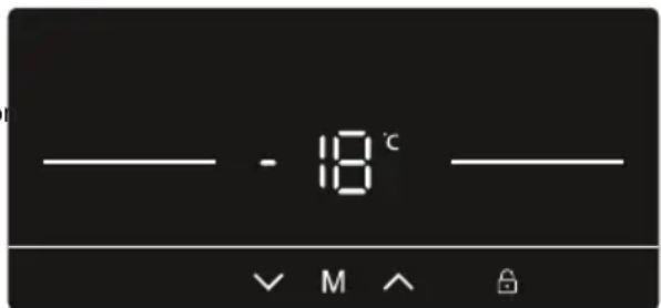SHARP SJ-SC41CHXRWE-EU - Ajustes de temperatura del congelador - 1