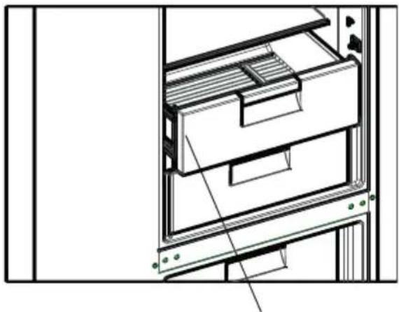 SHARP SJ-BA09DTXWF-EU - To remove the Chiller Shelf: - 2