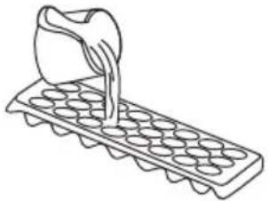 SHARP SJ-SF214M2S-EU - Ice tray (In some models) - 1