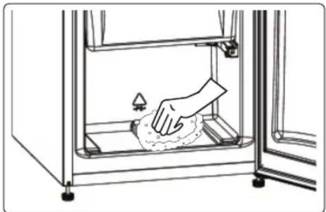 SHARP SJ-SF214M2S-EU - Freezer defrosting process - 1