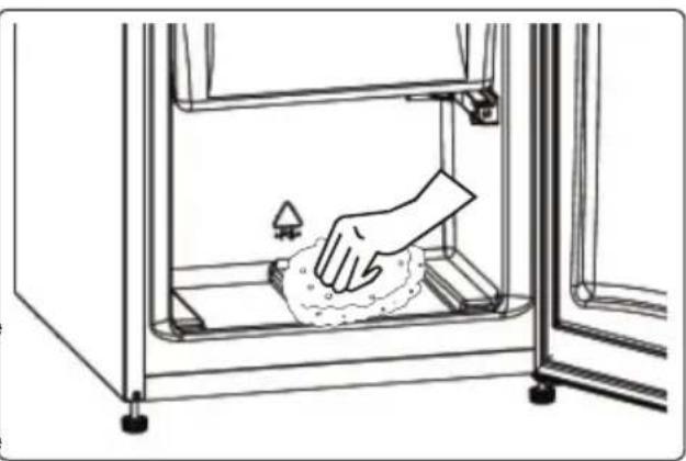 SHARP SJ-SF214M2S-EU - Freezer defrosting process - 1