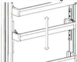 SHARP SJ-BA34IHXIF-EU - Balconnet réglable AdaptiLift (Dans certains modèles) - 2