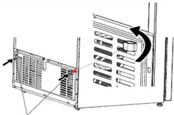 SHARP SJ-BA34IHXIF-EU - If your refrigerator has a fan condenser: - 1