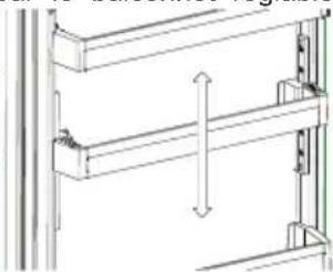 SHARP SJ-LC41CHDW2-EU - Balconnet réglable AdaptiLift (Dans certains modèles) - 2