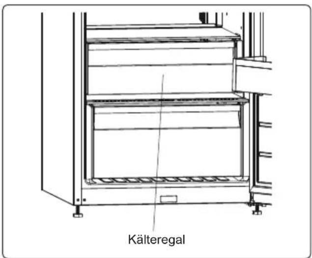 SHARP SJ-LC41CHDW2-EU - Das Kälteregal entfernen - 1