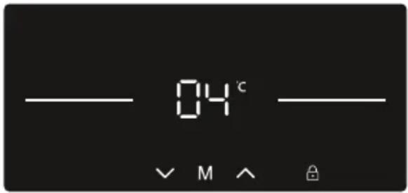 SHARP SJ-LC41CHDW2-EU - Temperatuurinstellingen voor koelvak - 1