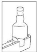 SHARP SJ-BA05DTXLE-CH - Bottle holder (In some models) - 1