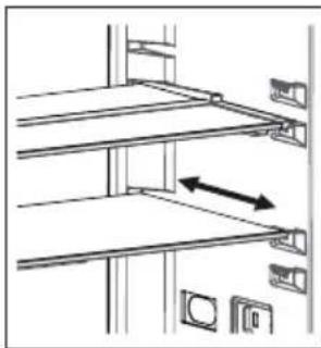 SHARP SJ-BA31DHXIE-EU - Clayette rétractable AdaptiShelf (Dans certains modèles) - 1