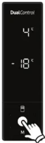 SHARP SJ-BA10IEXIE-EU - Paramètres de température du congélateur - 1