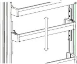 SHARP SJ-BA10DMDWE-EU - Balconnet réglable AdaptiLift (Dans certains modèles) - 2