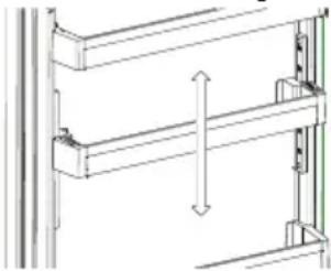 SHARP SJ-BA10DMDIE-EU - Balconnet réglabe AdaptiLift (Dans certains modèles) - 2