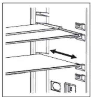 SHARP SJ-BA10DMDIE-EU - Adapti-Shelf (En algunos modelos) - 1