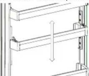 SHARP SJ-BA10DMDIE-EU - Estantería de puerta Adapti-Lift (En algunos modelos) - 2