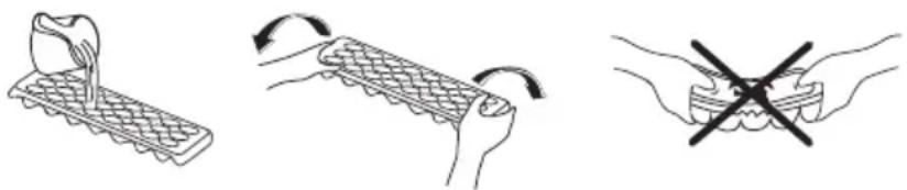 SHARP SJ-BA05DMXRE-EU - Herausnehmen des Gefrierfachs - 2