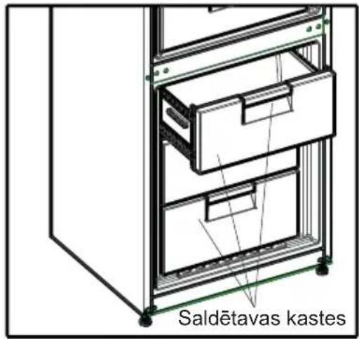 SHARP SJ-BA09DTXLF-EU - Saldētavas kastes nonemšana: - 3
