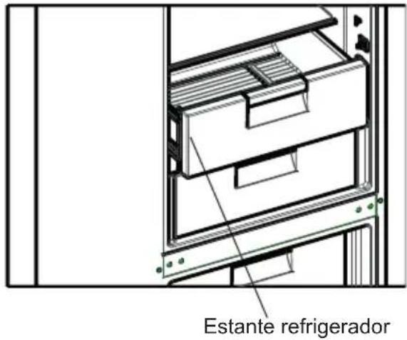 SHARP SJ-BA09DTXLF-EU - Para quitar el estante refrigerador: - 2