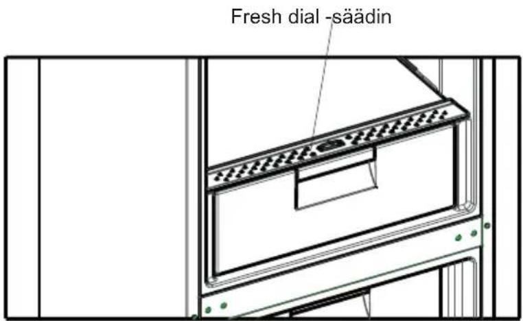 SHARP SJ-BA09DTXLF-EU - Fresh Dial -säädin (joissakin malleissa) - 1