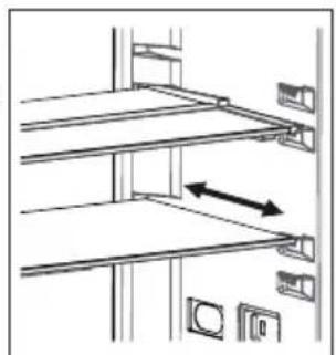 SHARP SJ-BA10DMXJF-EU - Clayette rétractable AdaptiShelf (Dans certains modèles) - 1