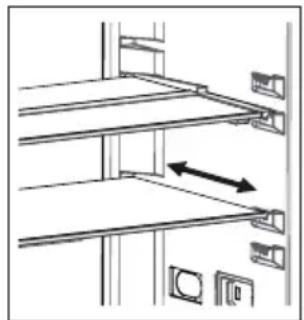 SHARP SJ-BA10IEXWE-EU - Adapti-Shelf (En algunos modelos) - 1