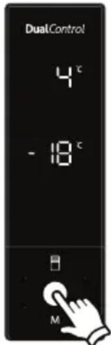 SHARP SJ-BA10IEXWE-EU - Freezer temperature settings - 1