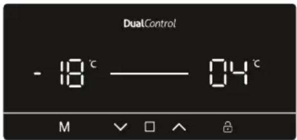 SHARP SJ-BA05DHXLF-EU - Innstillinger for frysertemperatur - 1