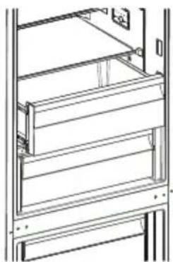 SHARP SJ-BA05DHXLF-EU - Removing the chill drawer - 1