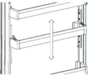 SHARP SJ-TA30ITXWF-EU - Prateleira de porta Adapti-Lift (Em alguns modelos) - 2