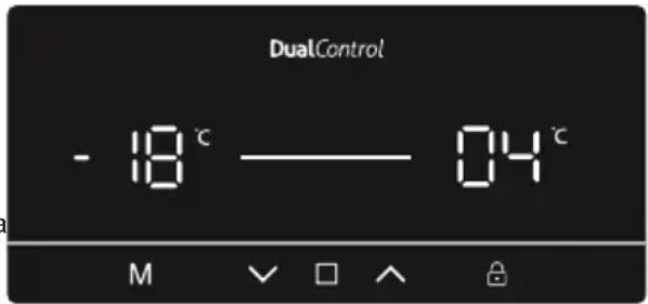 SHARP SJ-BA11DHXIF-EU - Definições de Temperatura do Congelador - 1