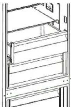SHARP SJ-BA05DHXWF-EU - Removing the chill drawer - 1