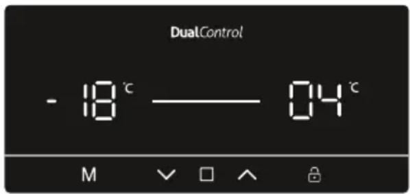 SHARP SJ-BA05DHXWF-EU - Innstillinger for frysertemperatur - 1