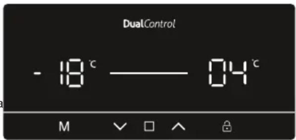 SHARP SJ-BA05DHXWF-EU - Definições de Temperatura do Congelador - 1