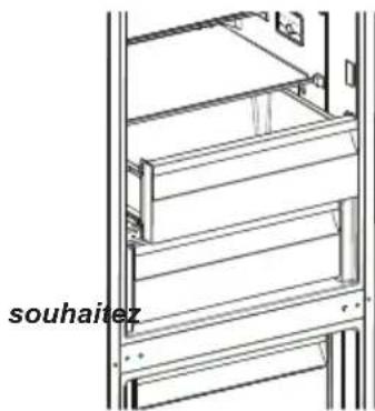 SHARP SJ-BA05IMXRE-EU - Retirer le compartiment fraîcheur - 1