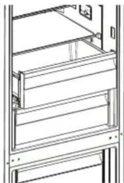 SHARP SJ-BA10IMXWD-EU - Das Kälteregal entfernen - 1