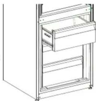 SHARP SJ-BA10IMXWD-EU - Herausnehmen des Gefrierfachs - 1