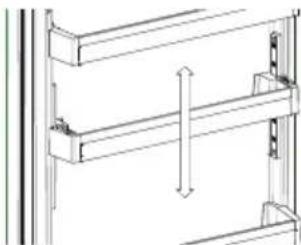 SHARP SJ-BA05DTXWE-CH - Adapti-Lift-Türablage (Bei einigen Modellen) - 2