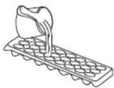 SHARP SJ-BA05DTXWE-CH - Ice tray - 1