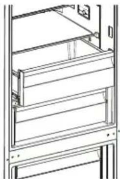 SHARP SJ-RA10RMXMD-EU - Das Kälteregal entfernen - 1
