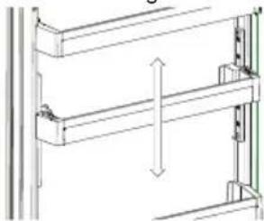 SHARP SJ-RA10RMXJD-EU - Balconnet réglable AdaptiLift (Dans certains modèles) - 2