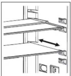 SHARP SJ-RA10RMXJD-EU - Clayette rétractable AdaptiShelf (Dans certains modèles) - 1