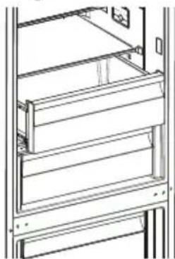 SHARP SJ-BA31DHDAE-EU - Removção da prateleira de refrigeração - 1