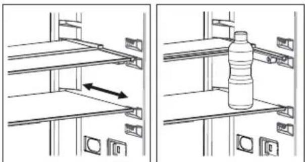 SHARP SJ-BA31DHDAE-EU - Adapti-Shelf (I noen modeller) - 1