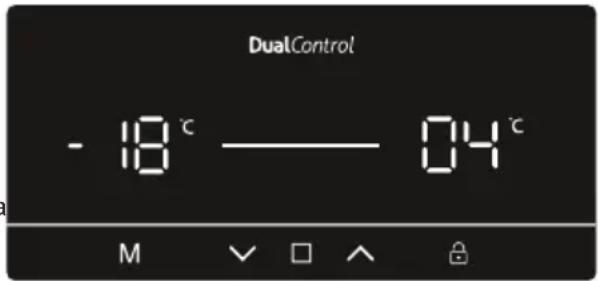 SHARP SJ-BA31DHDAE-EU - Definições de Temperatura do Congelador - 1