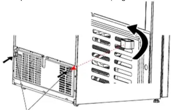 SHARP SJ-BA35CHDIE-EU - Si votre réfrigérateur est équipé d'un ventilateur de condenseur : - 1