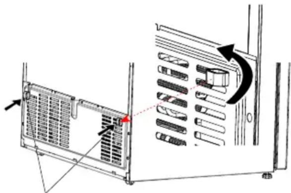SHARP SJ-BA35CHDIE-EU - Indien uw koelkast is uitgerust met een condensator met ventilator: - 1